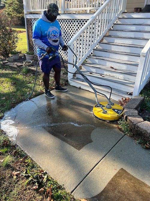 Patio & Sidewalk Cleaning